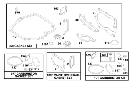 Engine Briggs And Stratton Model 12f802-1767-E1 Diagram and Parts List for 20914 8900001 - 8999999 Toro Lawn Mower