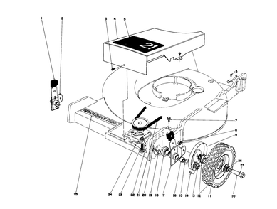 Front Wheel And Pivot Arm Assembly Diagram and Parts List for 20562 6000001 - 6999999 Toro Lawn Mower