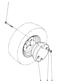 Wheel Weight Kit No. 30762 (Optional) Diagram and Parts List for 30760 00000001 - 09999999 Toro Lawn Tractor