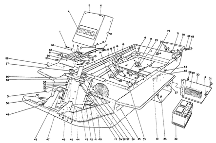 Part Location Diagram of 75-0810 Toro Decal