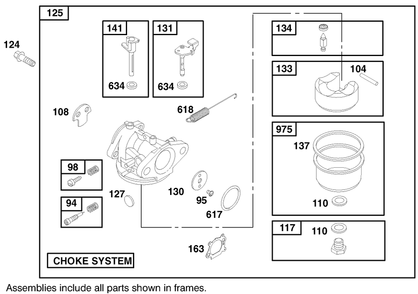 Engine Briggs & Stratton Model 12f702-1741-A1 Diagram and Parts List for 53080 890001 - 899999 Toro Leaf Blower / Vacuum