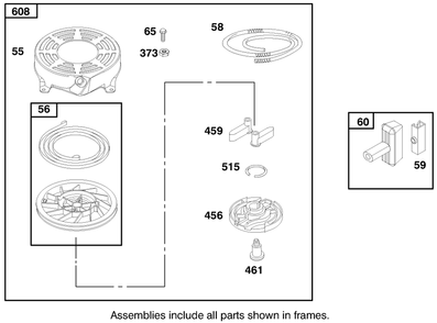 Engine Briggs & Stratton Model 127802-1761-E1 Diagram and Parts List for 21013 8900001 - 8999999 Toro Lawn Mower