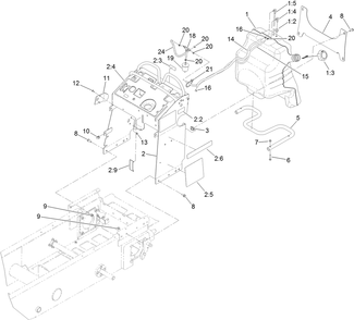 Part Location Diagram of 137-3715 Toro Decal-Control Panel