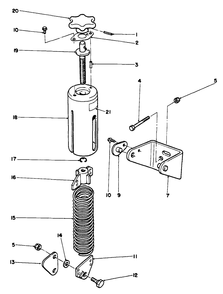 52" Weight Transfer Kit Model No. 30702 Diagram and Parts List for 30798 0000001 - 0999999 Toro Lawn Tractor