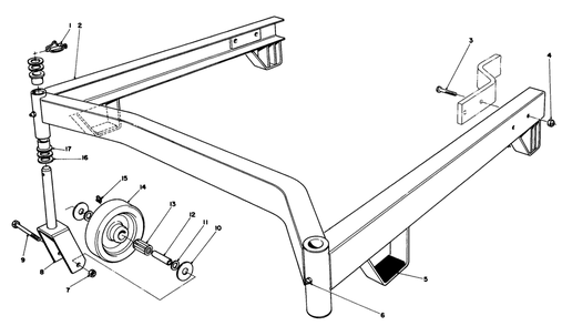 Cutting Unit Model No. 30544 (Continued) Diagram and Parts List for 30544 500001 - 599999 Toro Lawn Mower