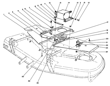52" Cutting Unit Model No. 30555 (Continued) Diagram and Parts List for 30798 0000001 - 0999999 Toro Lawn Tractor
