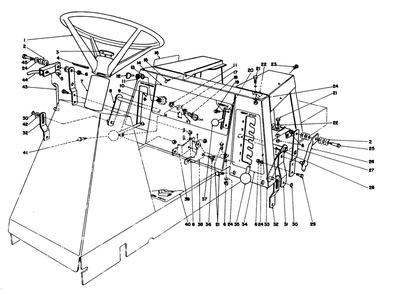 Steering Wheel & Linkage Assembly Diagram and Parts List for 56175 8000001 - 8999999 Toro Lawn Tractor
