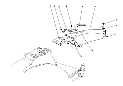 Side Discharge Chute Model No. 59108 (Optional) Diagram and Parts List for 20526 7000001 - 7999999 Toro Lawn Mower