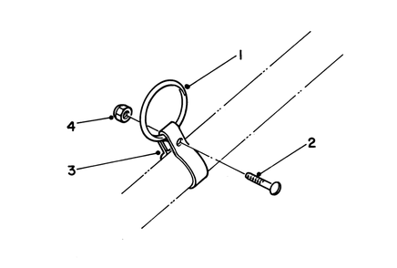 Clamp & Ring Kit No. 46-2690 (Optional) Diagram and Parts List for 51604 2000001 - 2999999 Toro Trimmer