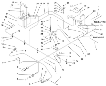 Electrical System Assembly Diagram and Parts List for 74171 (990001-999999)(1999) Toro Lawn Mower