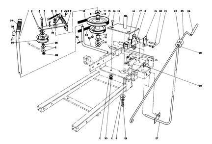36" Snowthrower Attachment Model 59136 (Continued) Diagram and Parts List for 57385 1000001 - 1999999 Toro Lawn Tractor