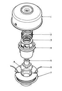 Tap And Trim Head 46-2800 (Optional) Diagram and Parts List for 51607 2000001 - 2999999 Toro Trimmer