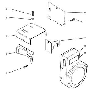 Baffles And Shrouds Kohler Model Ms14s-Ts601559 Diagram and Parts List for 73403 6900001 - 6999999 Toro Lawn Tractor
