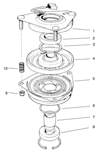Clutch Asm No. 54-3200 Diagram and Parts List for 30182 990001 - 999999 Toro Lawn Tractor Accessories