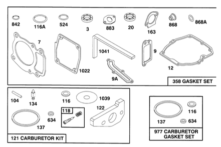Engine Gts 150 Diagram and Parts List for 20820BC 5900001 - 5999999 Toro Lawn Mower