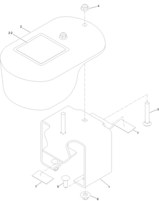 Rh Weight Assembly Diagram and Parts List for 78489 400000000 - 999999999 Toro Lawn Tractor