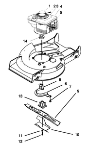 Engine Assembly Diagram and Parts List for 20437 49000001 - 49999999 Toro Lawn Mower