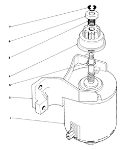 Starter Assembly Diagram and Parts List for 20574 7000001 - 7999999 Toro Lawn Mower