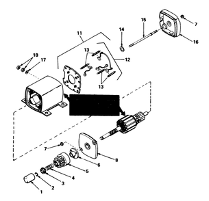 12 Volt Electric Starter No. 33606 Diagram and Parts List for 56125 3000001 - 3999999 Toro Lawn Tractor