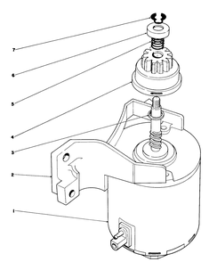 Starter Assembly Diagram and Parts List for 20715C 5000001 - 5999999 Toro Lawn Mower