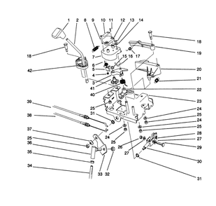 Traction Linkage Assembly Diagram and Parts List for 38580 2000001 - 2999999 Toro Snow Blower