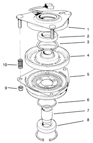 Clutch Asm No. 54-3200 Diagram and Parts List for 30159 890001 - 899999 Toro Lawn Tractor Accessories