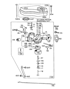 Model 390417 Carburetor Assembly (Recoil & Electric) Diagram and Parts List for 55051 0000001 - 0999999 Toro Lawn Tractor