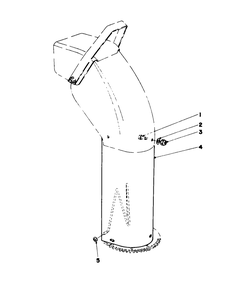 Chute Extension Kit 26-1100 Diagram and Parts List for 38160 9000001 - 9999999 Toro Snow Blower