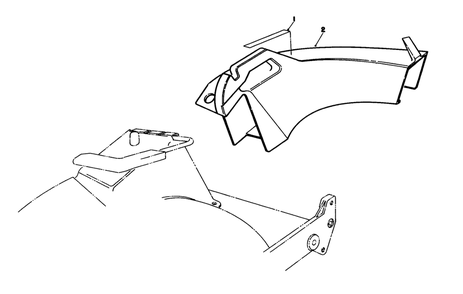 Side Discharge Chute Model No. 59168 (Optional) Diagram and Parts List for 20107 1000001 - 1999999 Toro Lawn Mower