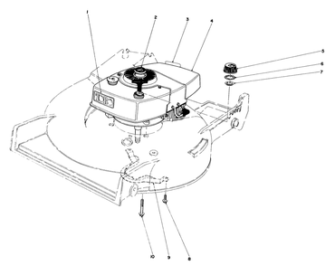 Engine Assembly Diagram and Parts List for 20672 3000001 - 3999999 Toro Lawn Mower