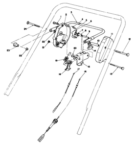 Traction Control Assembly Diagram and Parts List for 20632 9000001 - 9999999 Toro Lawn Mower
