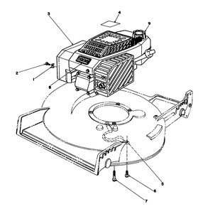Engine Assembly Diagram and Parts List for 20324 2000001 - 2999999 Toro Lawn Mower
