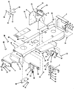 Frame, Sheet Metal And Covers Diagram and Parts List for 32-120EA1 1000001 - 1999999 Toro Lawn Tractor