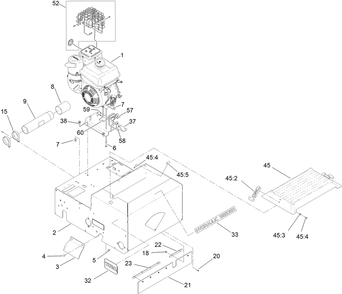 Part Location Diagram of 135-7340 Toro Kit-Ch395 Muffler Guard
