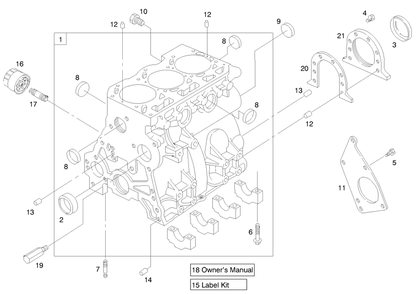 Engine Assembly (Serial No. 99000001-9900130)(Model 73590) Diagram and Parts List for 73590 9900001 - 9999999 Toro Lawn Tractor