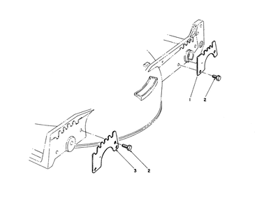 Wear Plate Model No. 49-4080 (Optional) Diagram and Parts List for 20677 0002102 - 0999999 Toro Lawn Mower