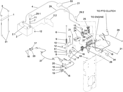 Part Location Diagram of 114-4441 Toro HARNESS-ELECTRICAL