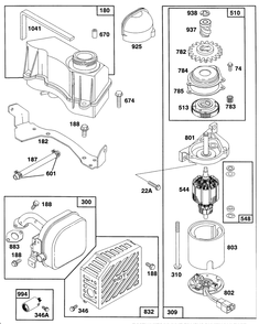 Engine Gts-150 77-8990 Diagram and Parts List for 27502 1000001 - 1999999 Toro Lawn Mower