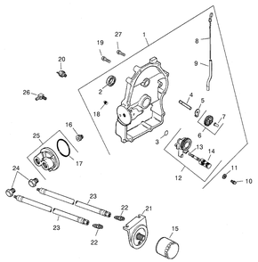 Part Location Diagram of 52-326-11-S Kohler HOSE