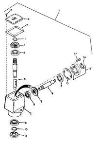 Grass Collection System Model No. 30751 (Optional) (Continued) Gear Box Assembly Model No. 4398-P91 Diagram and Parts List for 30754 60001 - 69999 Toro Lawn Tractor