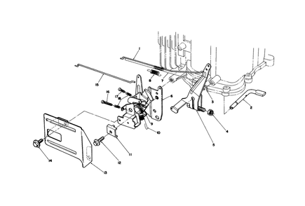 Governor Assembly (Model No. Vmh7) Diagram and Parts List for 20526 8000001 - 8999999 Toro Lawn Mower
