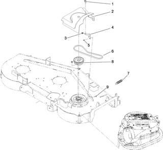 Part Location Diagram of 112-7202-03 Toro PULLEY Assembly