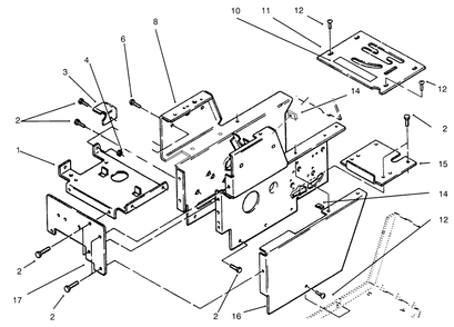 Part Location Diagram of 92-1525 Toro DISCONTINUED