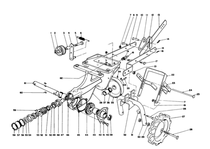 Part Location Diagram of 25479 Toro Bearing Cup