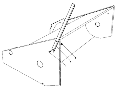 Drift Cutter Kit No. 30-1000 (Optional) Diagram and Parts List for 30573 90001 - 99999 Toro Snow Blower