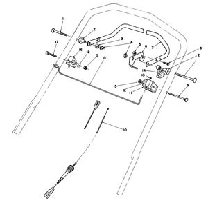 Traction Control Assembly Diagram and Parts List for 20680 6000001 - 6999999 Toro Lawn Mower