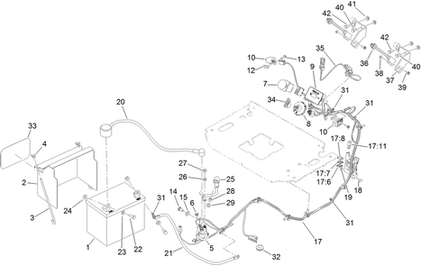 Part Location Diagram of 119-8729 Toro HARNESS-WIRE, NEUTRAL SWITCH