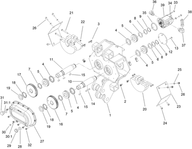 Part Location Diagram of 139-5806 Toro Washer-Lock