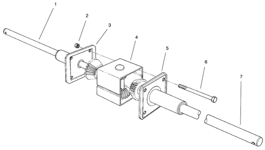 Differential Assembly Diagram and Parts List for 70040 8900001 - 8999999 Toro Lawn Tractor