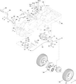 Part Location Diagram of 134-6200 Toro Switch Assembly